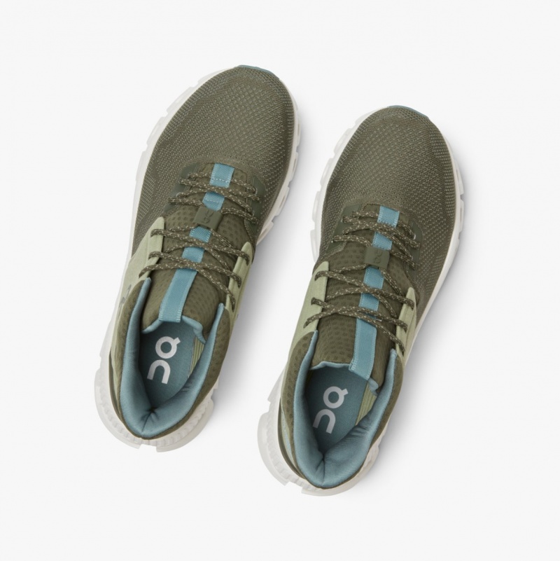 On Cloud Hi Edge Road Running Shoes Olive | YRX-602341