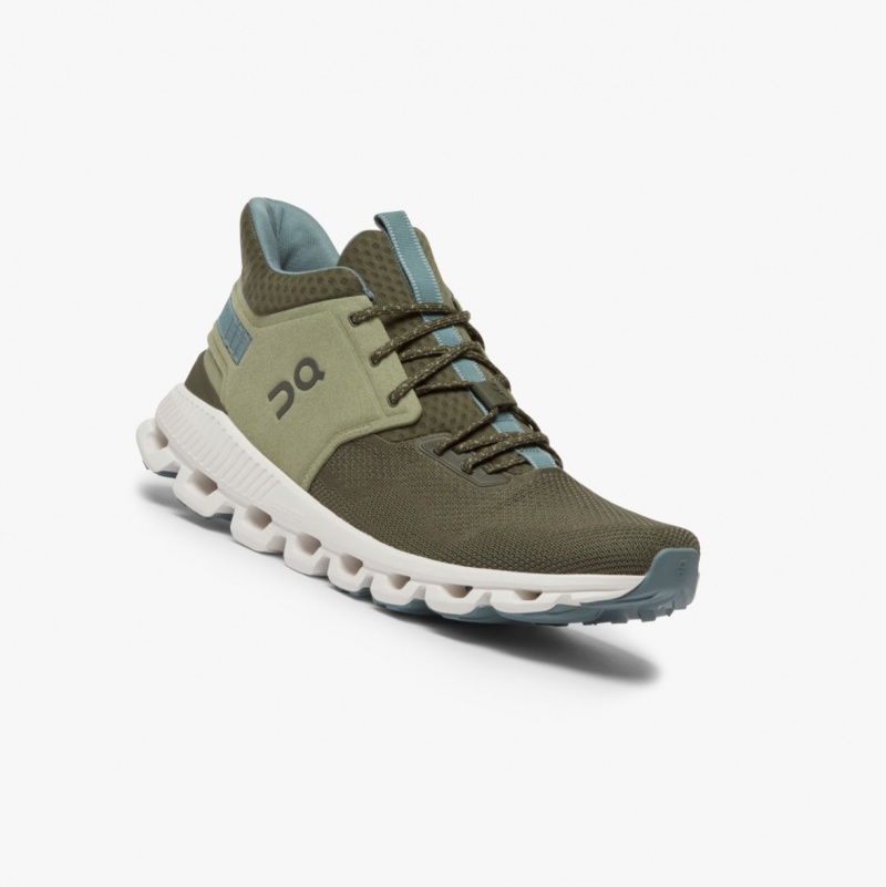 On Cloud Hi Edge Road Running Shoes Olive | YRX-602341