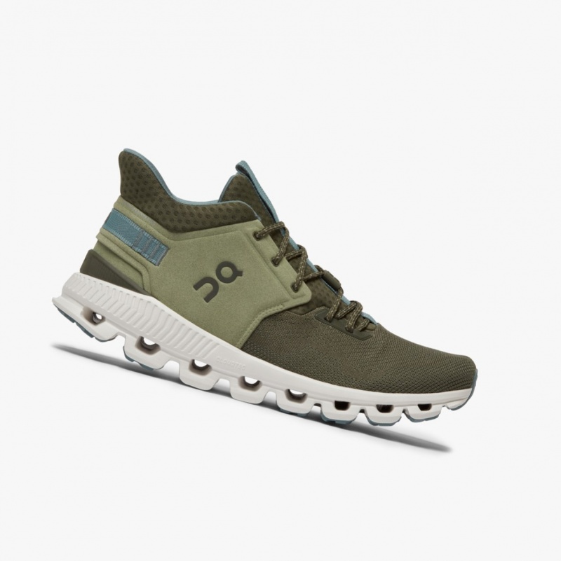 On Cloud Hi Edge Road Running Shoes Olive | YRX-602341