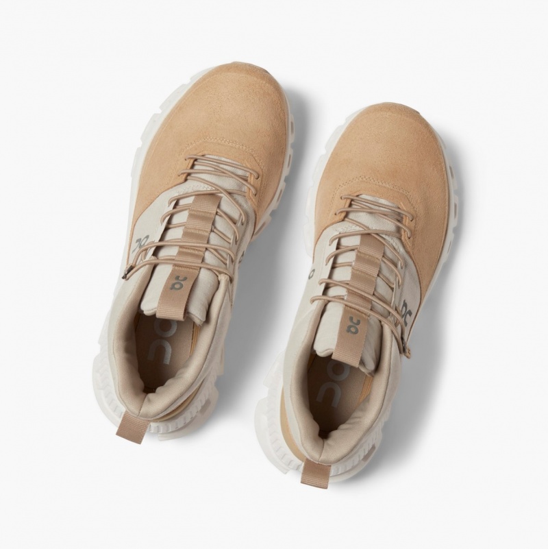 On Cloud Hi Road Running Shoes Beige | UER-623580