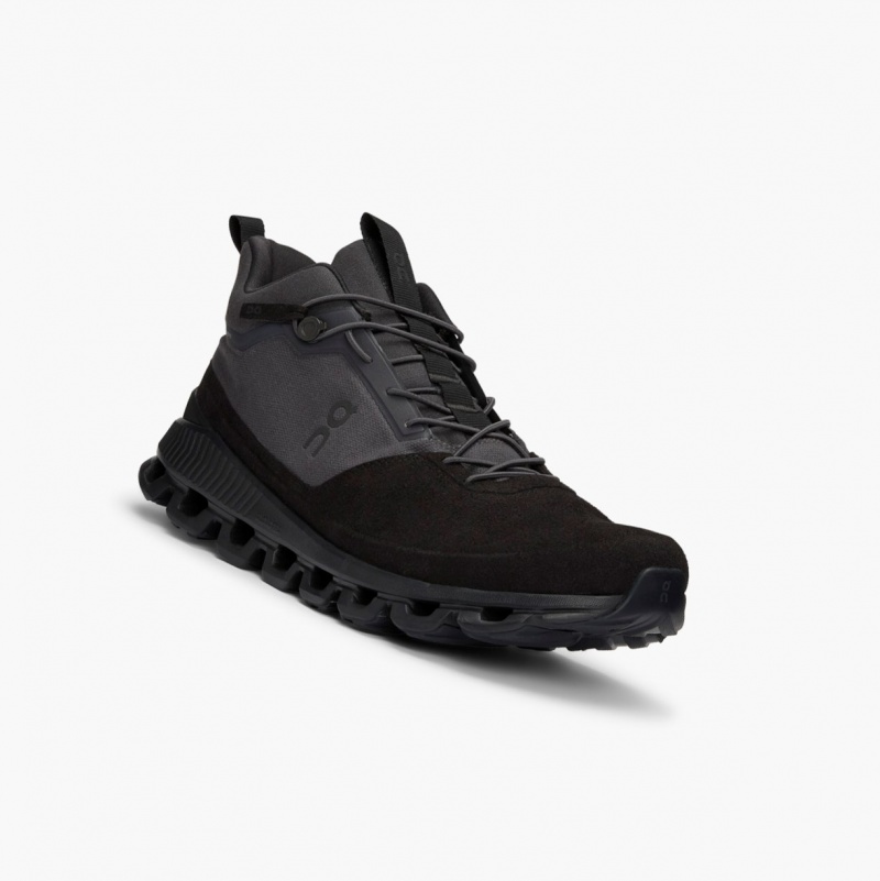 On Cloud Hi Road Running Shoes Black | PFD-368095