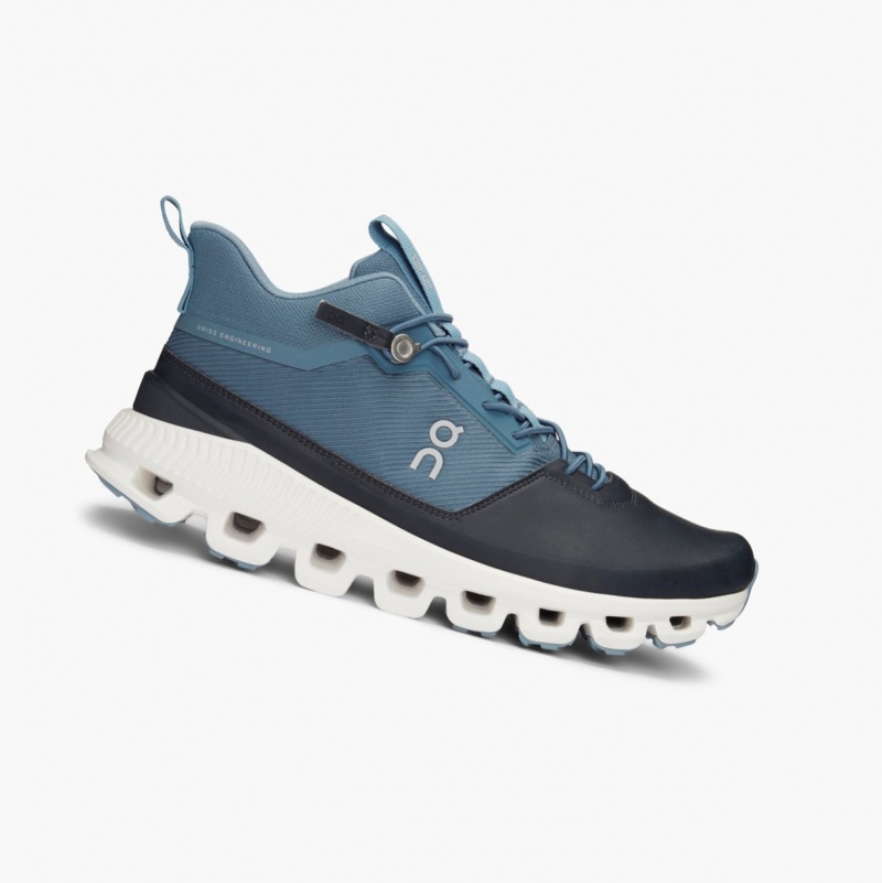 On Cloud Hi Road Running Shoes Blue | EYS-650893