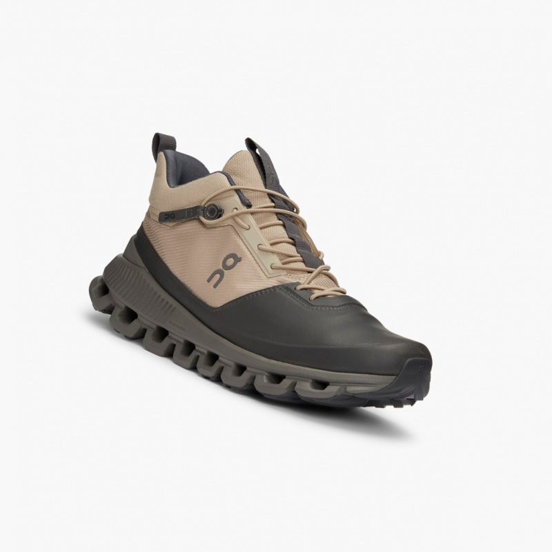 On Cloud Hi Road Running Shoes Sand | OLI-019625