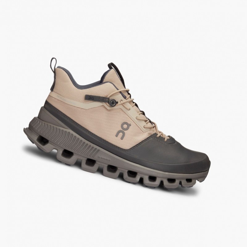 On Cloud Hi Road Running Shoes Sand | OLI-019625