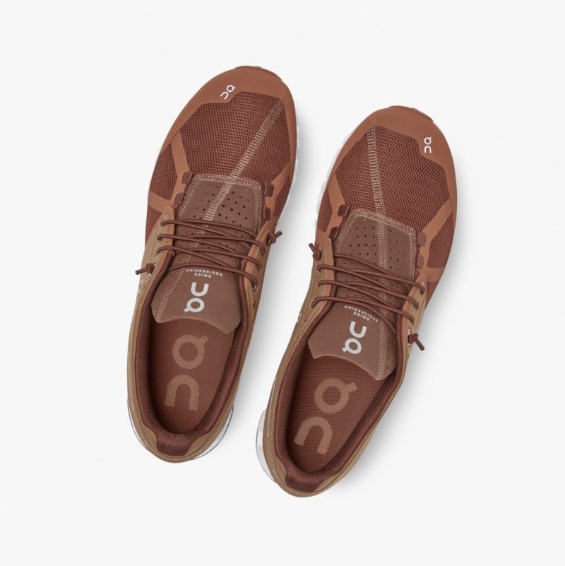 On Cloud Road Running Shoes Brown | YRT-519834