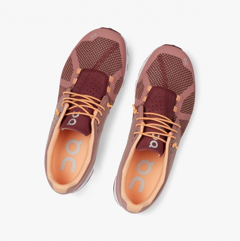 On Cloud Road Running Shoes Burgundy | QJX-652743