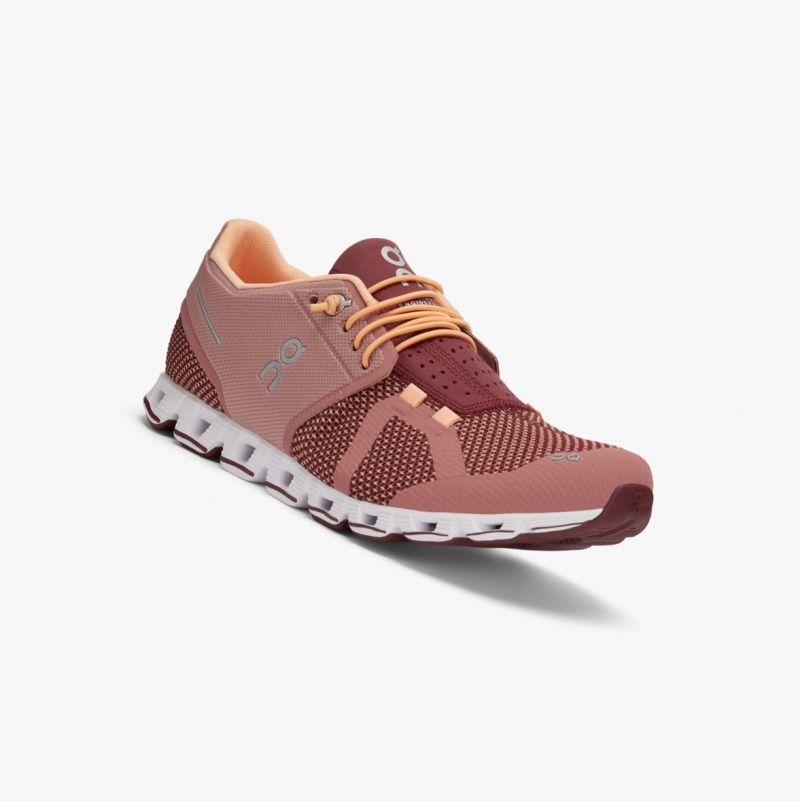 On Cloud Road Running Shoes Burgundy | QJX-652743