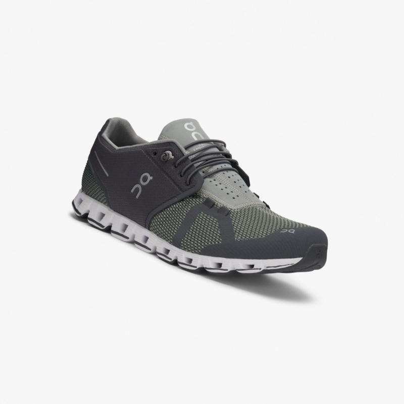 On Cloud Road Running Shoes Green | GAB-382975