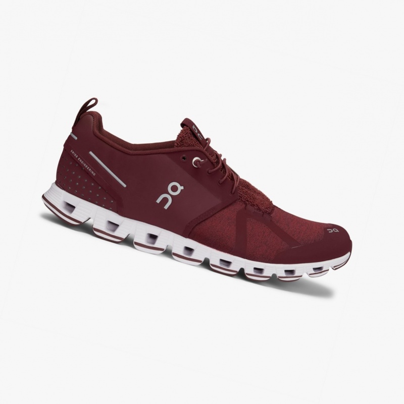 On Cloud Terry Road Running Shoes Burgundy | HFW-359842