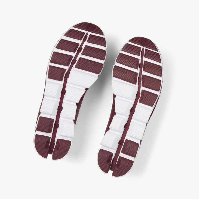 On Cloud Terry Road Running Shoes Burgundy | HFW-359842