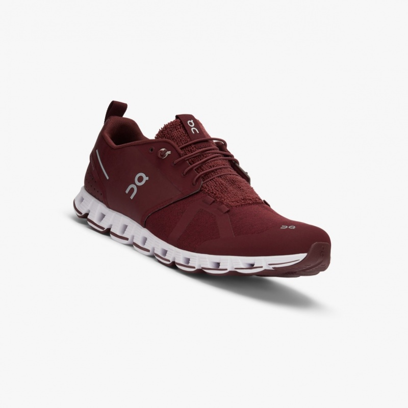 On Cloud Terry Road Running Shoes Burgundy | HFW-359842