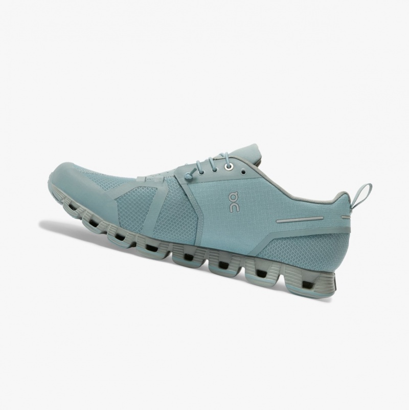 On Cloud Waterproof Road Running Shoes Blue | CEH-318754