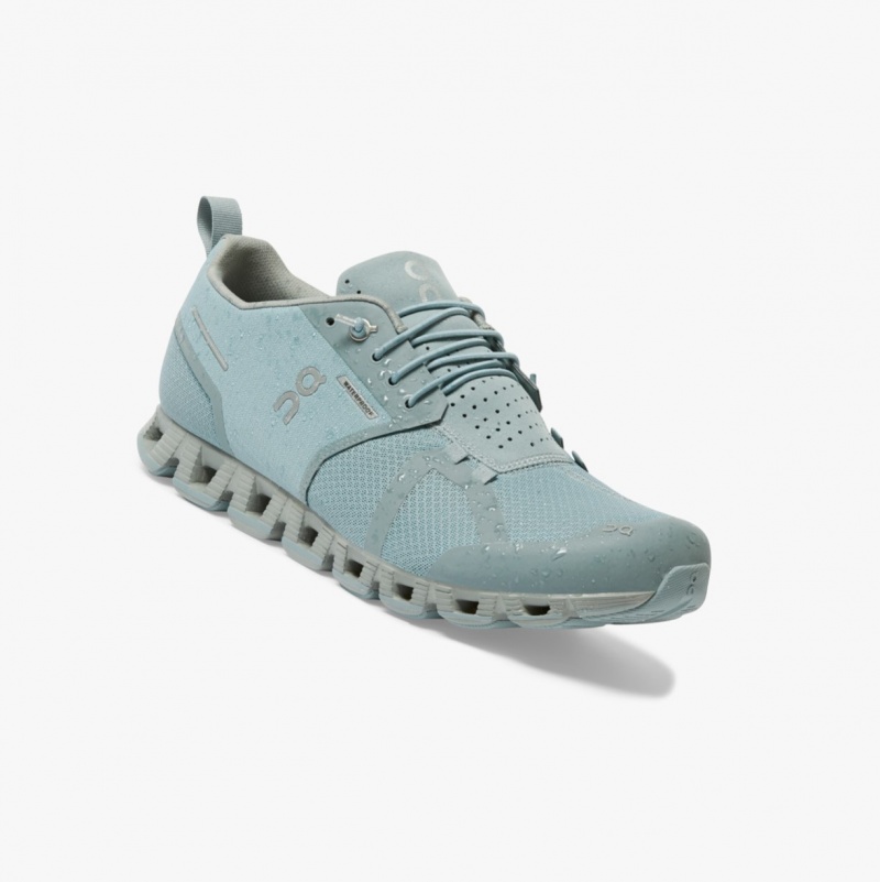 On Cloud Waterproof Road Running Shoes Blue | CEH-318754