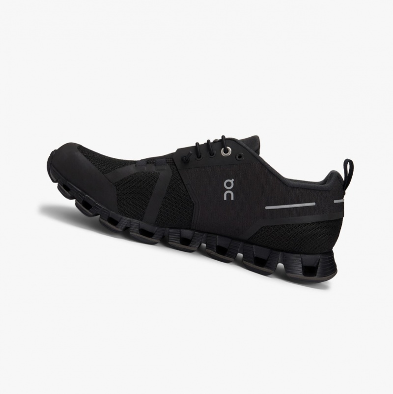 On Cloud Waterproof Road Running Shoes Black | KOJ-850261