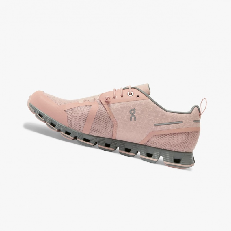 On Cloud Waterproof Road Running Shoes Rose | DGT-630952