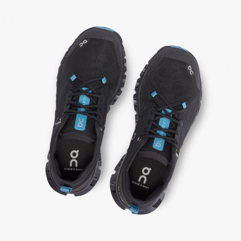 On Cloud X 3 Shift Running Shoes Black/Niagara | YVB-134602