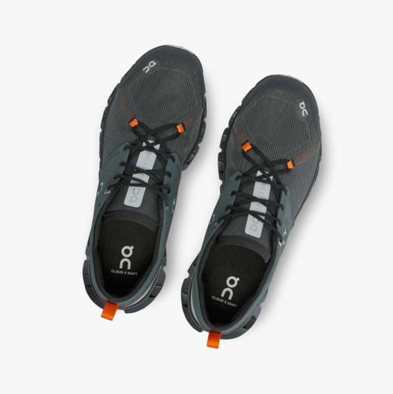 On Cloud X 3 Shift Running Shoes Lead/Turmeric | WFN-653742