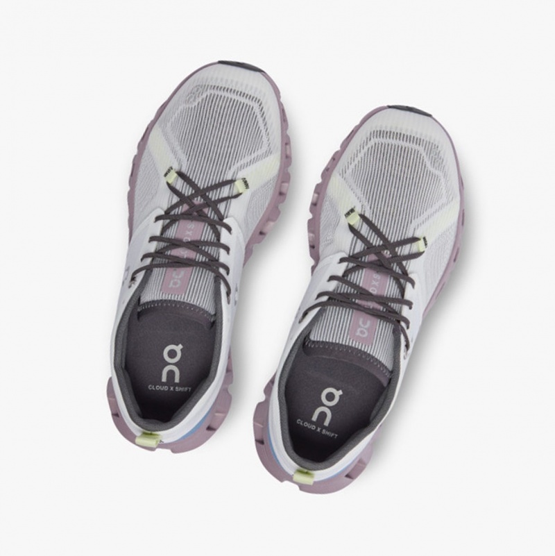 On Cloud X 3 Shift Running Shoes White/Heron | LWO-938751