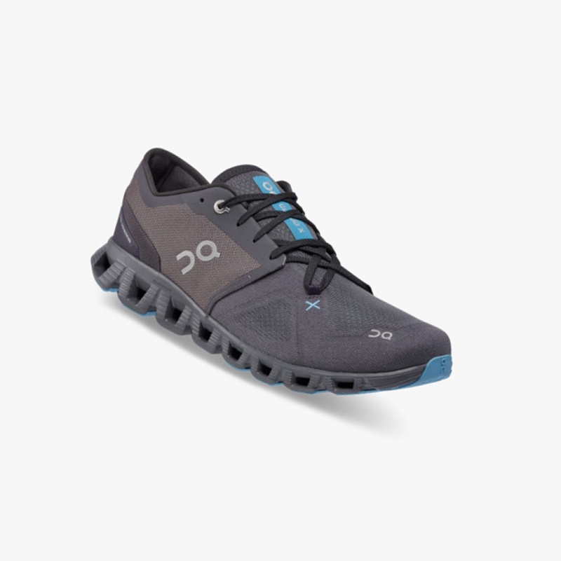 On Cloud X 3 Training Shoes Eclipse/Magnet | WCX-287043