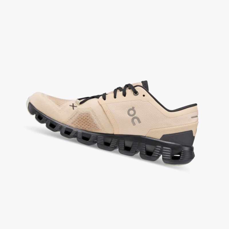 On Cloud X 3 Training Shoes Fawn/Magnet | POL-806357