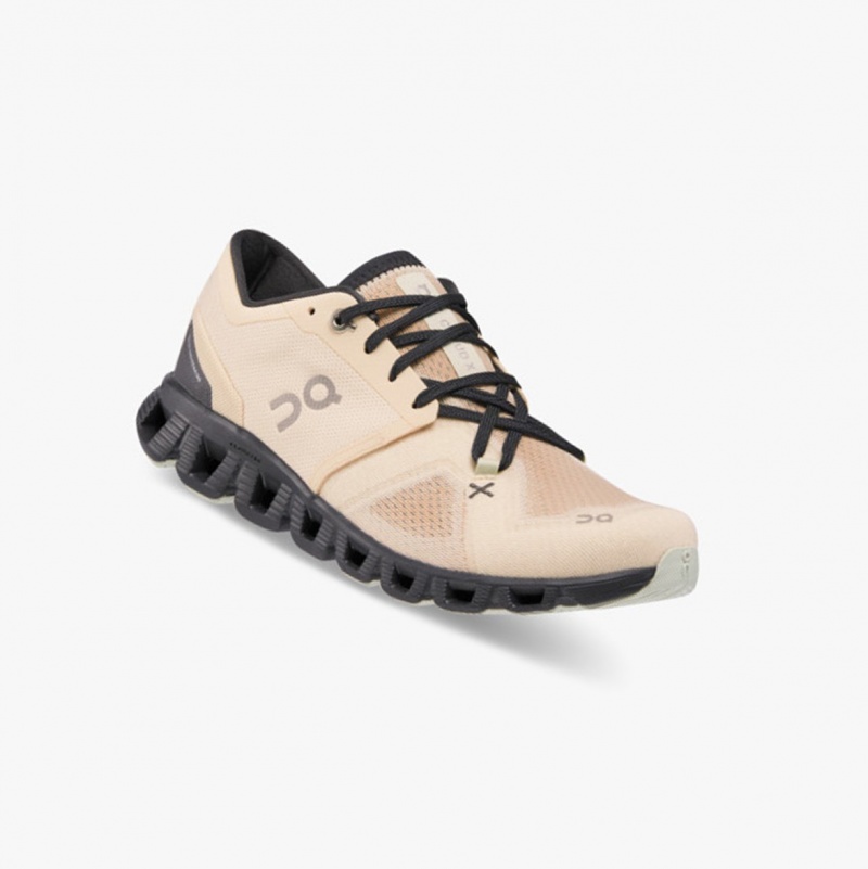 On Cloud X 3 Training Shoes Fawn/Magnet | POL-806357