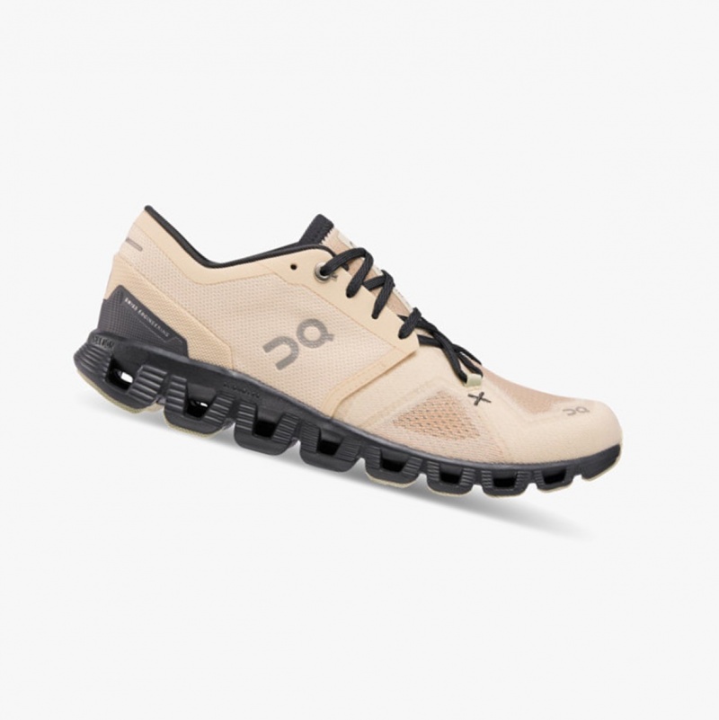 On Cloud X 3 Training Shoes Fawn/Magnet | POL-806357