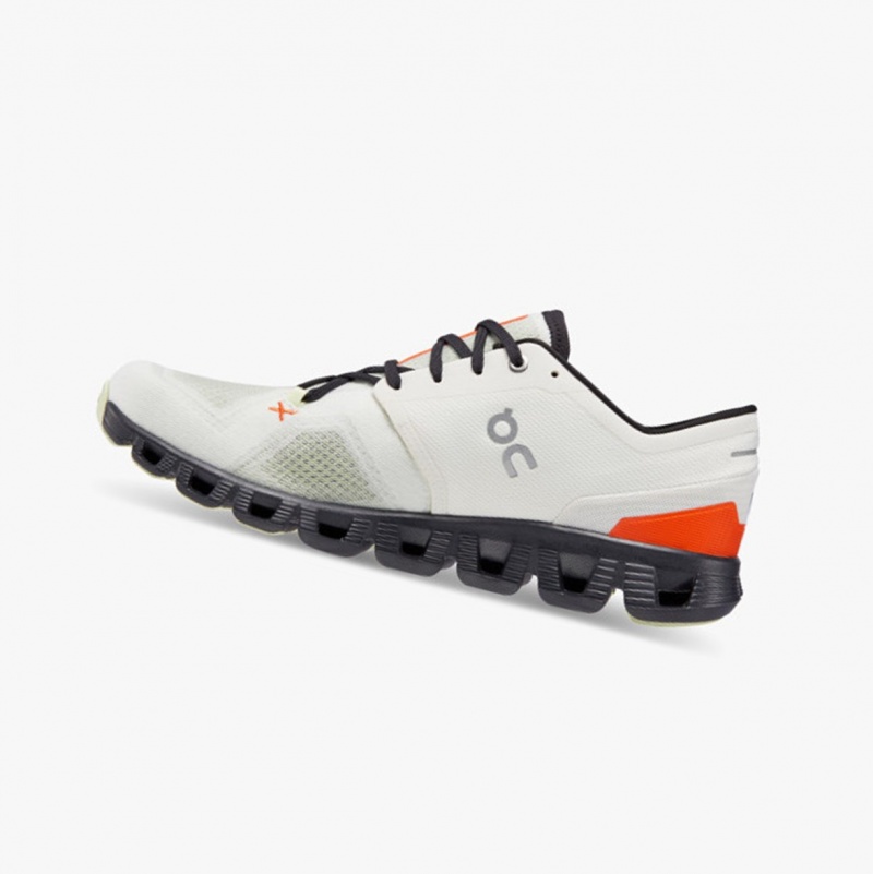 On Cloud X 3 Training Shoes Ivory/Flame | NEA-216938