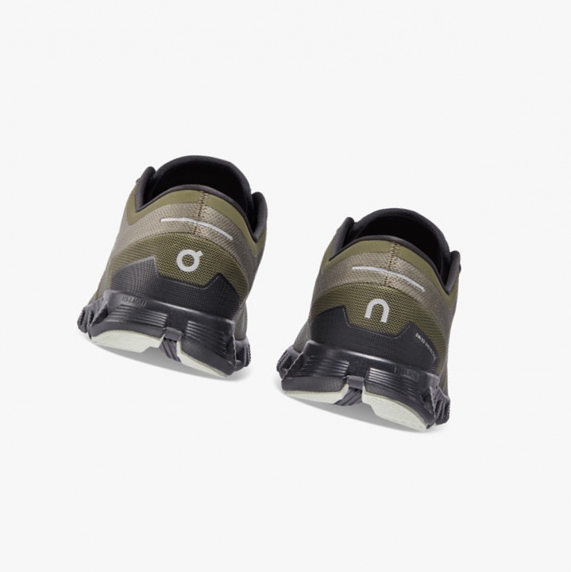 On Cloud X 3 Training Shoes Olive/Reseda | BED-410956