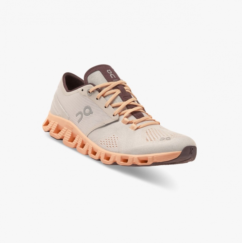 On Cloud X Training Shoes Almond | LZO-071853