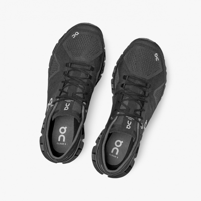 On Cloud X Training Shoes Black | WFK-450213