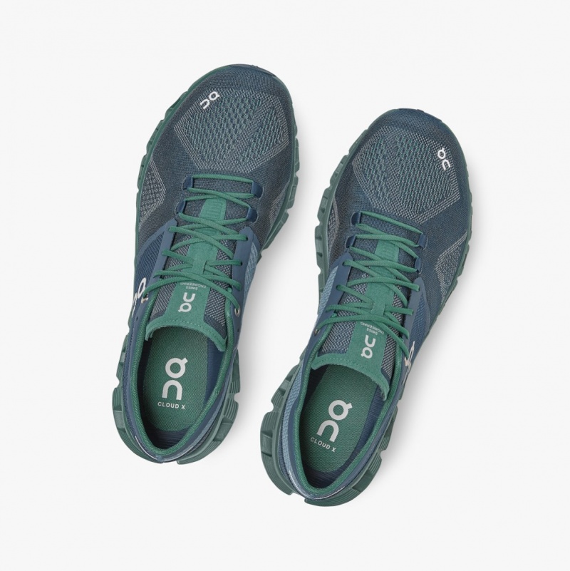 On Cloud X Training Shoes Blue | PUN-142950