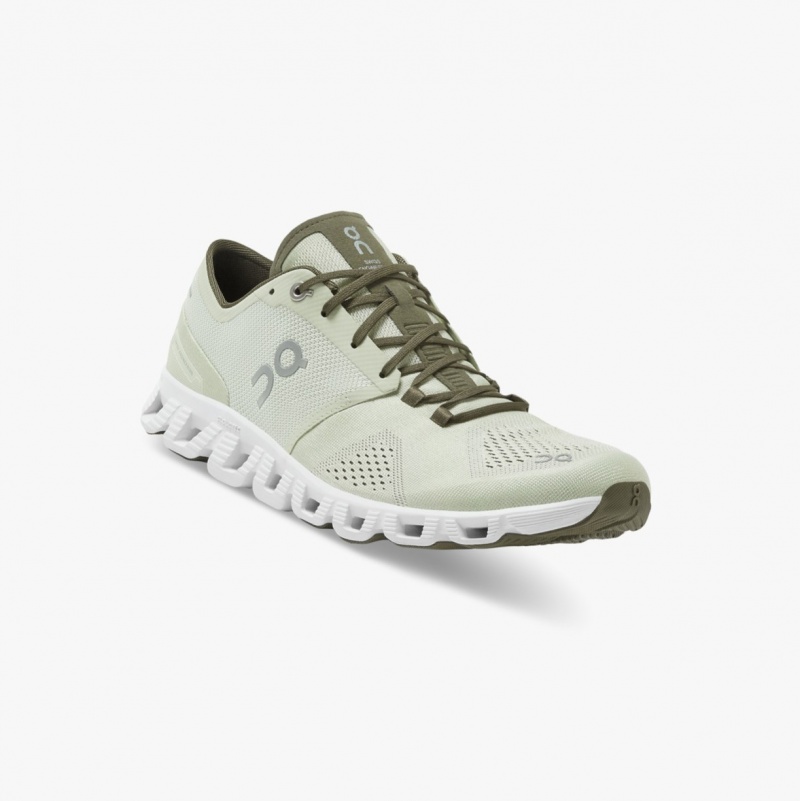 On Cloud X Training Shoes Green | HJI-012935