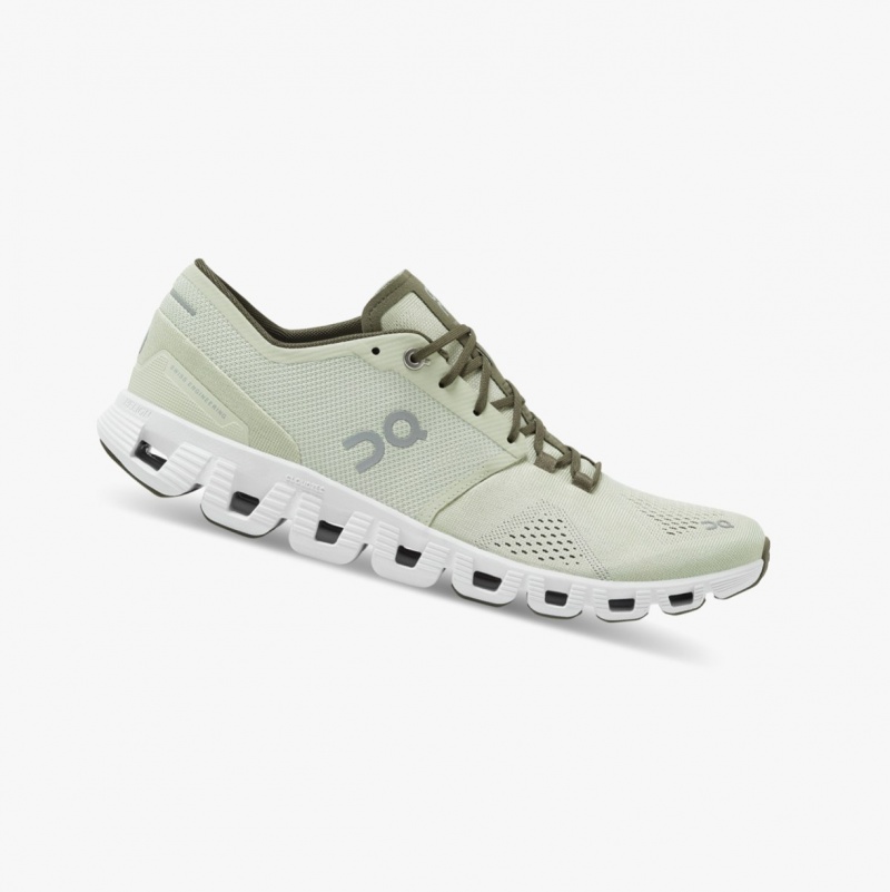 On Cloud X Training Shoes Green | HJI-012935