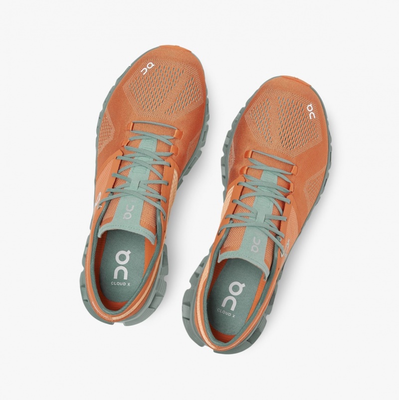 On Cloud X Training Shoes Orange | DXT-307824