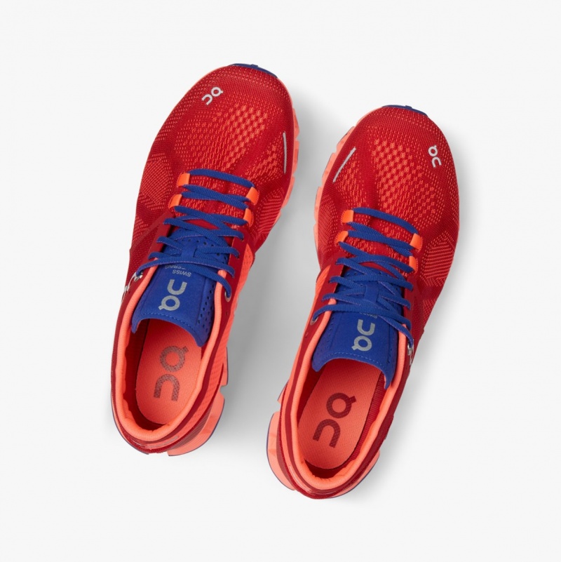 On Cloud X Training Shoes Red | BQK-574283