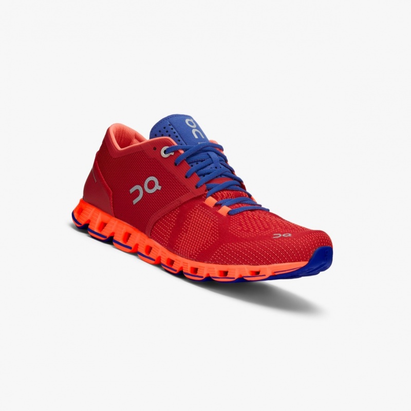 On Cloud X Training Shoes Red | BQK-574283