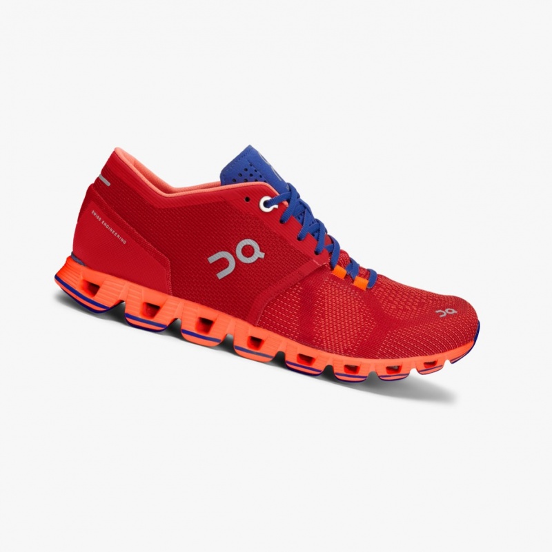 On Cloud X Training Shoes Red | BQK-574283