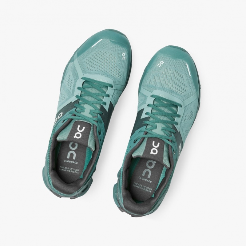 On Cloudace Road Running Shoes Green | TBQ-214639