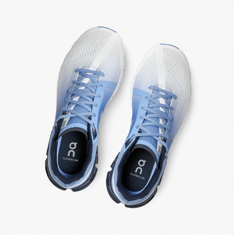 On Cloudflow Training Shoes Blue/White | LNT-485129