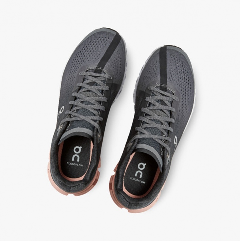 On Cloudflow Training Shoes Rock/Rose | NRU-563874