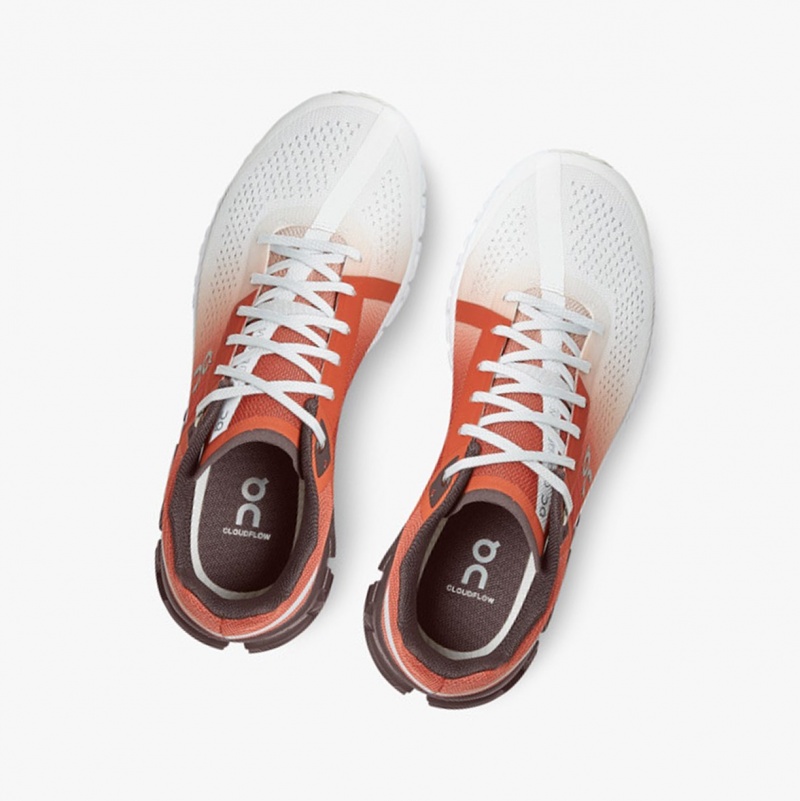 On Cloudflow Training Shoes Rust/White | SID-106734