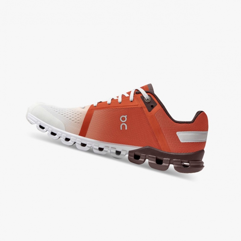 On Cloudflow Training Shoes Rust/White | SID-106734