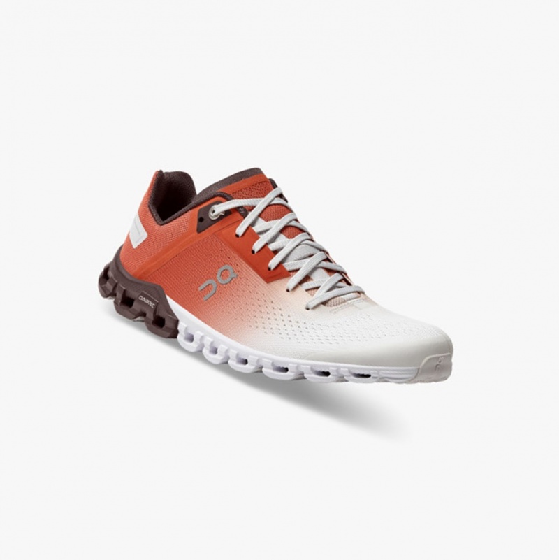 On Cloudflow Training Shoes Rust/White | SID-106734