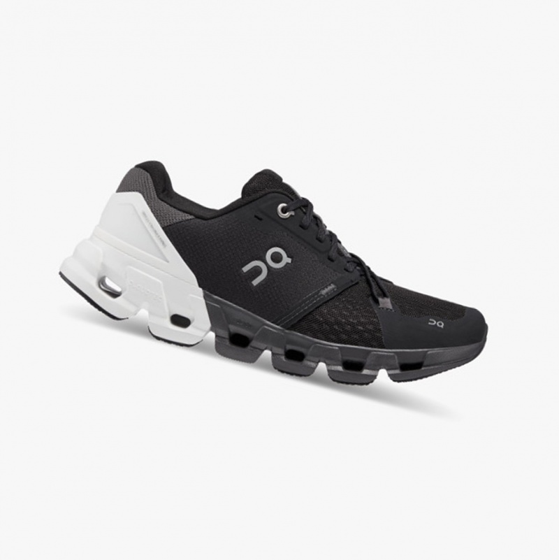 On Cloudflyer 4 Running Shoes Black/White | BVX-019246