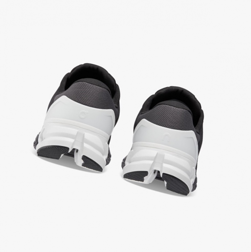 On Cloudflyer 4 Running Shoes Black/White | LAD-206154