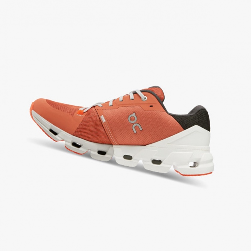 On Cloudflyer 4 Running Shoes Ginger/White | BSU-702145