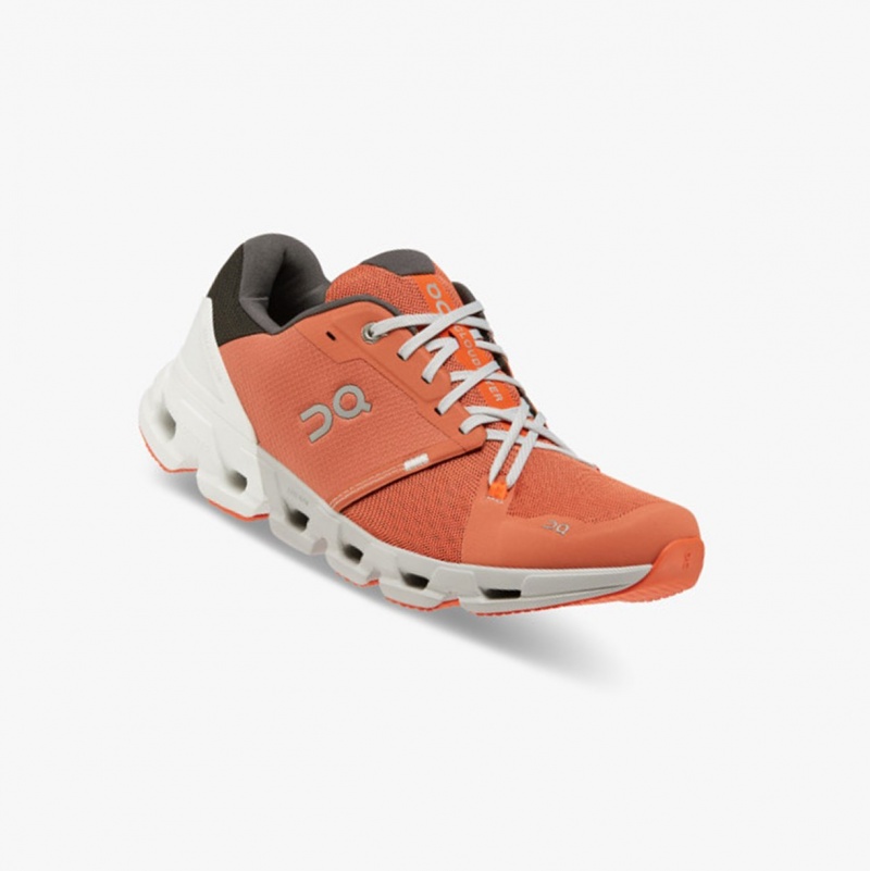 On Cloudflyer 4 Running Shoes Ginger/White | BSU-702145