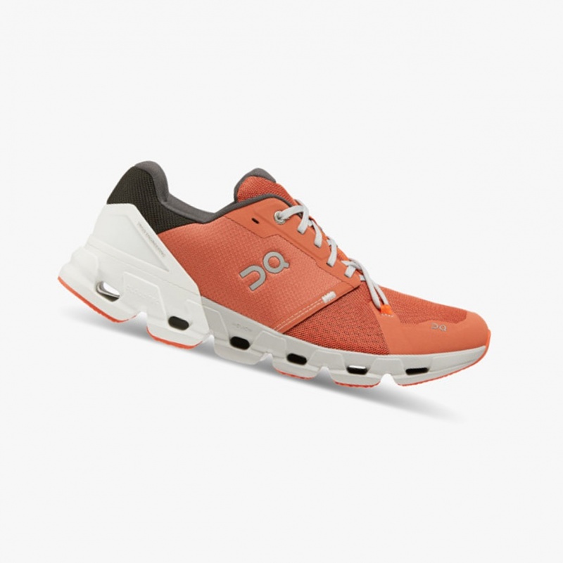 On Cloudflyer 4 Running Shoes Ginger/White | BSU-702145