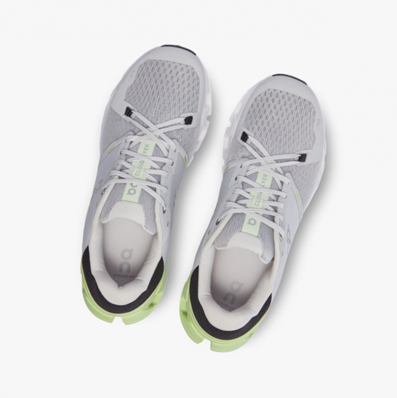 On Cloudflyer 4 Running Shoes Glacier/Meadow | XGQ-710965