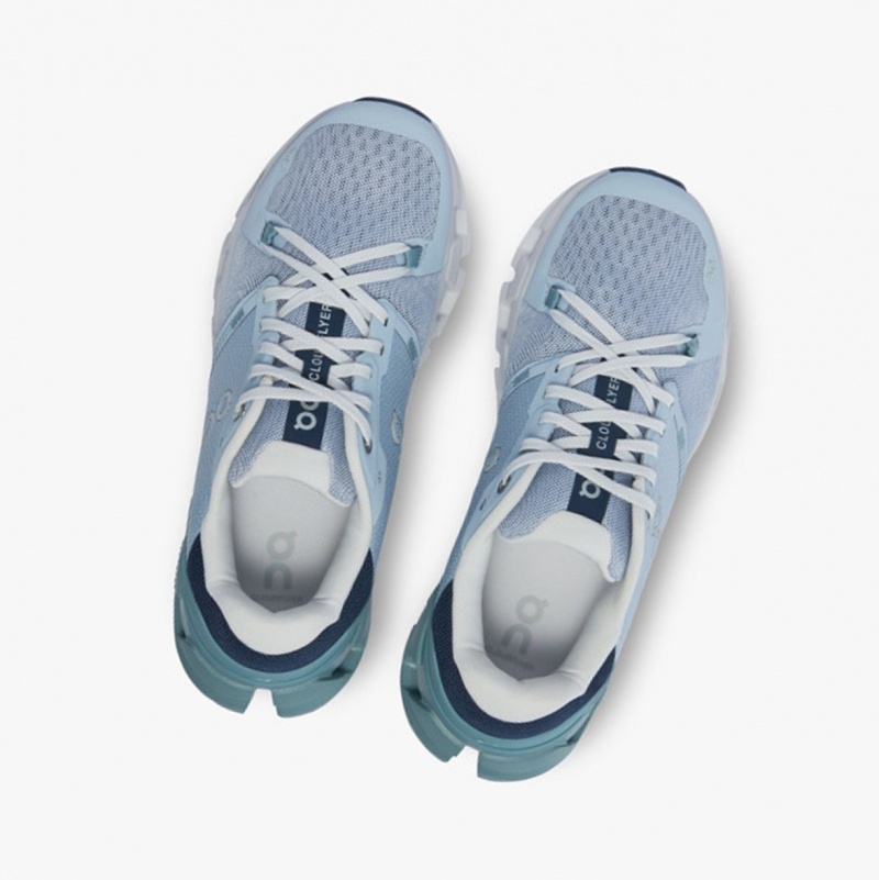 On Cloudflyer 4 Running Shoes Nimbus/Cobble | NQO-593480